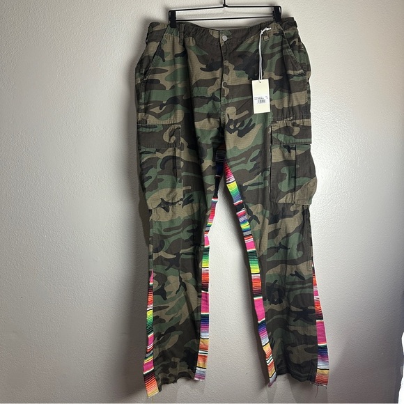 Other - MNML Serape Bootcut Cargo Pants Camo Size 42
